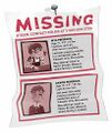 Missing poster in Buried Secrets.