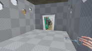 A vandal using The Guest animation for opening a door from the testmap