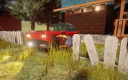 Working on car in Pre-Alpha