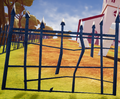 The graveyard gate-fence (with Beta 3).