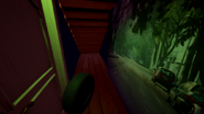 Behind the basement door in Alpha 1 (not seen during normal gameplay)