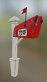 Mailbox for a house numbered 120