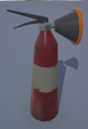 Unfinished Fire extinguisher model