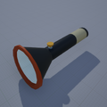 Unfinished flashlight model